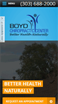 Mobile Screenshot of boydchiropractic.com